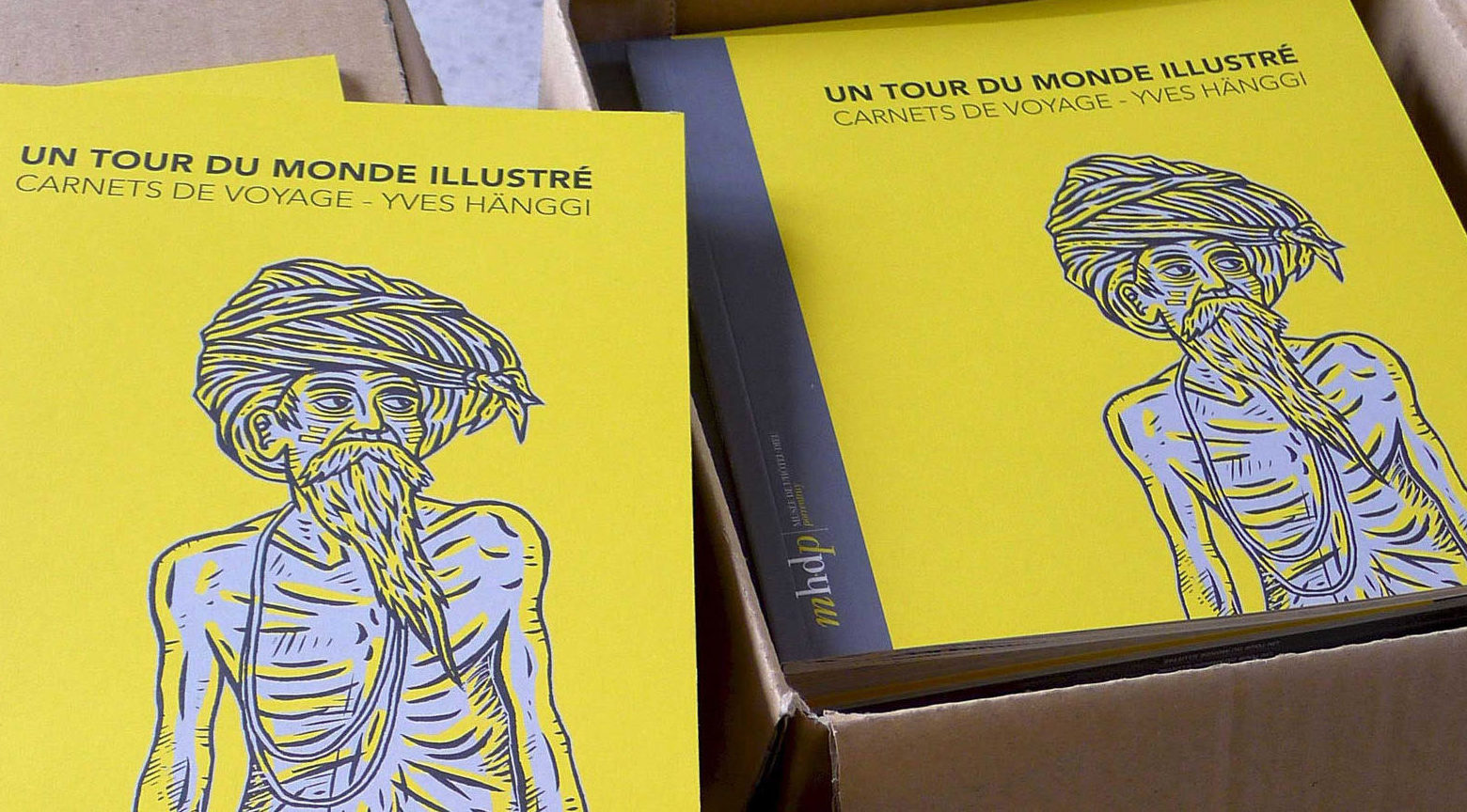 Catalogue de l'exposition Un tour du monde illustré présentée au Musée de l'Hôtel-Dieu à Porrentruy.